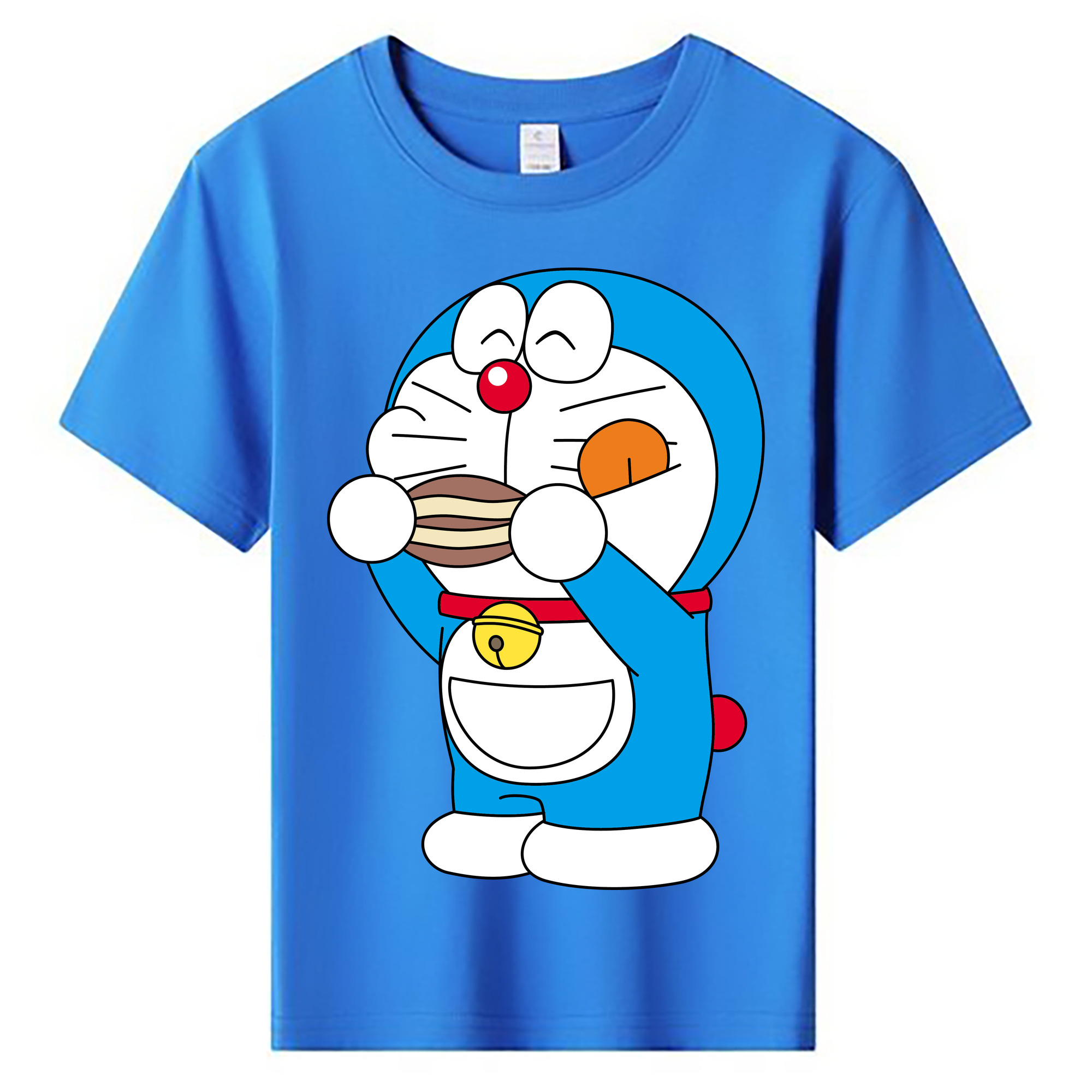 （画像用） ドラえもん Doraemon 綿100％キッズTシャツ（フロントプリント）